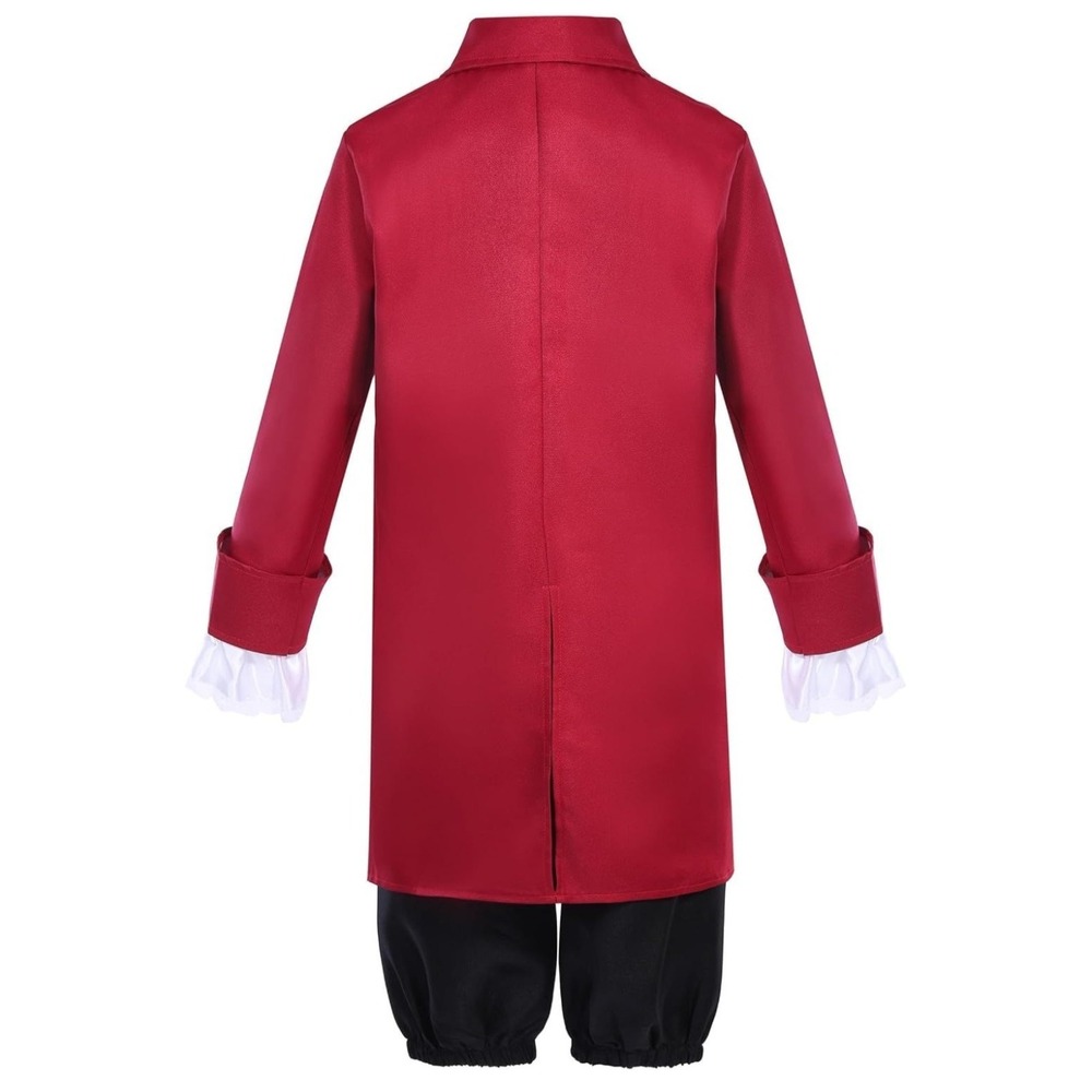 Kids Benjamin Franklin Costume Ages 12-14 Yeqrs Old MISSING 1 White Wrist Ruffle - Picture 3 of 12